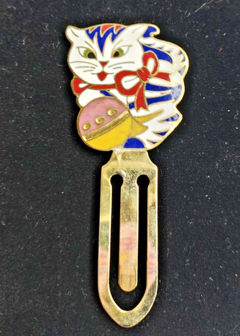 Enamel Cat Kitten Bookmark Bookmark